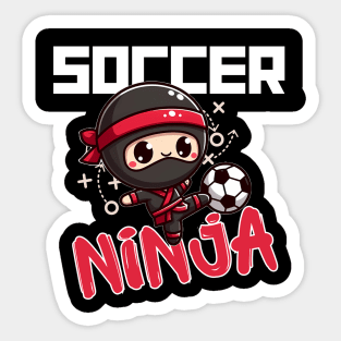 Soccer Ninja Sticker
